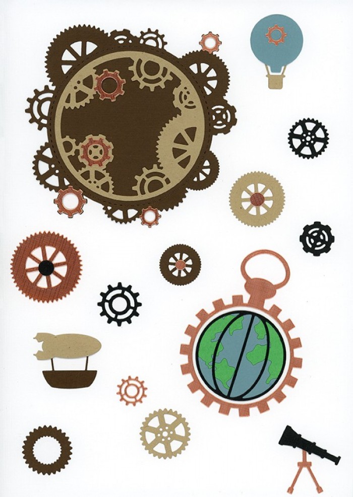 Dies - Berries Beauties - Steampunk - Steampunk Gears