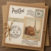 Card Deco Essentials - Clear Stamps - Post Card - A5