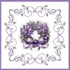 3D Stitch and Do Sheet - Berries Beauties - Pastel Purple Christmas 1