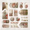 Paperpack - Yvonne Ceations - Floral Christmas 20 x 20 cm