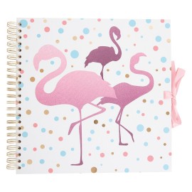 12 x 12" plakboek - Flamingo