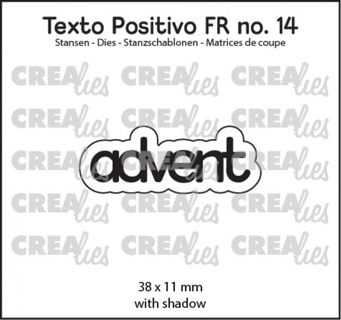 Texto Positivo Matrice de coupe no. 14, advent