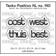 Crealies Die – Text Oost West Thuis Best Home Sweet Home