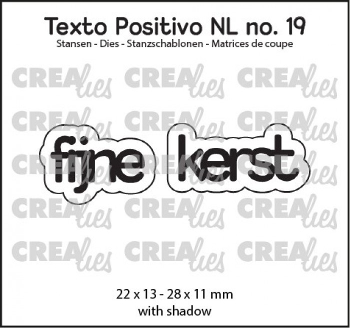 Texto Positivo stansen no. 19, fijne kerst