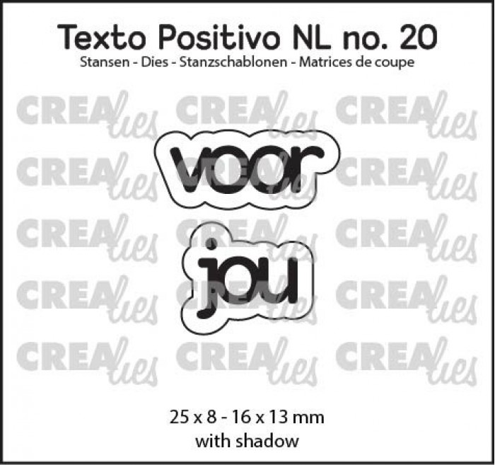 Crealies Die – Text Voor Jou For You