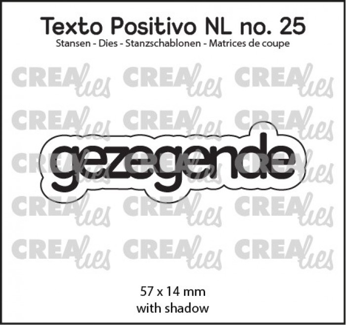 Texto Positivo stansen no. 25, gezegende