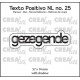 Texto Positivo stansen no. 25, gezegende