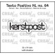 Texto Positivo stansen no. 64, kerstpost
