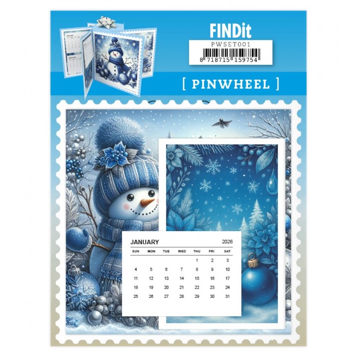 Findit - Pinwheel - Winter Snowmen