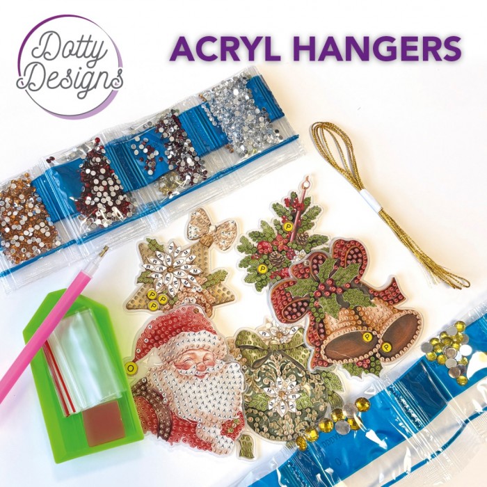 Acryl Hangers - Dotty Designs - Christmas