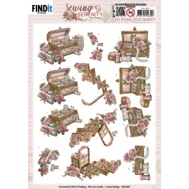 3D Push out Sheet - Amy Design - Sewing Serenity - Sewing Box