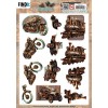 3D Pushout Sheet - Berries Beauties - Steampunk - Vehicles