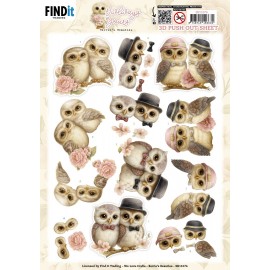 3D Pushout Sheet - Berries Beauties - Owlways Yours - Devotion