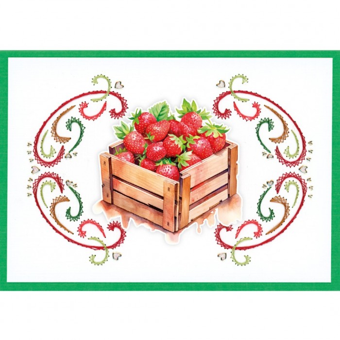 Stitch and Do boek A6 31 - Sweet Strawberries