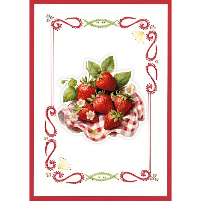 Stitch and Do boek A6 31 - Sweet Strawberries