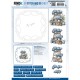 3D Stitch and Do Sheet - Berries Beauties - Blue Hydrangeas 2
