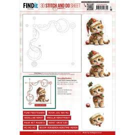3D Stitch and Do Sheet - Berries Beauties - A Very Furry Christmas 2