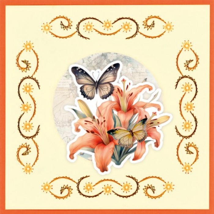 Stitch and do on Colour 33 - Berries Beauties - Flutter Flair