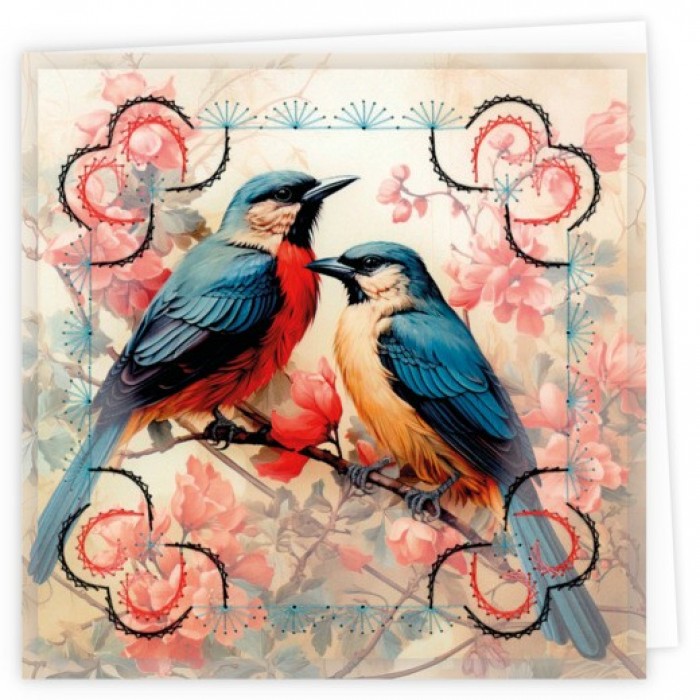 Stitch and Do Cards 12 - Berries Beauties - Beautiful Birds