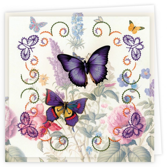 Stitch and Do Cards 13 - Berries Beauties - Butterflies
