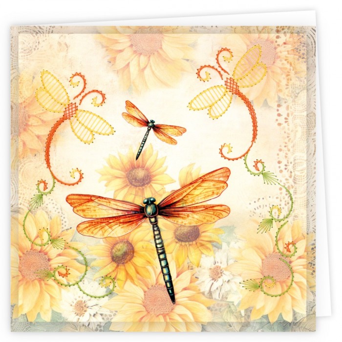 Stitch and Do Cards 16 - Berries Beauties - Blooming Sun