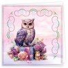 Stitch and Do Cards 17 - Berries Beauties - Pastel Purple Christmas