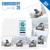 Stitch and Do Cards 20 - Berries Beauties - Gnomie Christmas