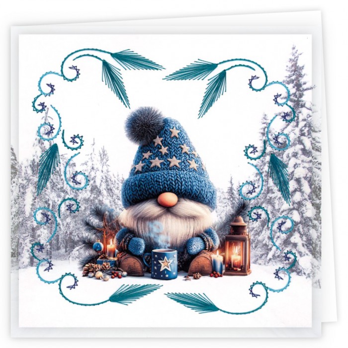 Stitch and Do Cards 20 - Berries Beauties - Gnomie Christmas