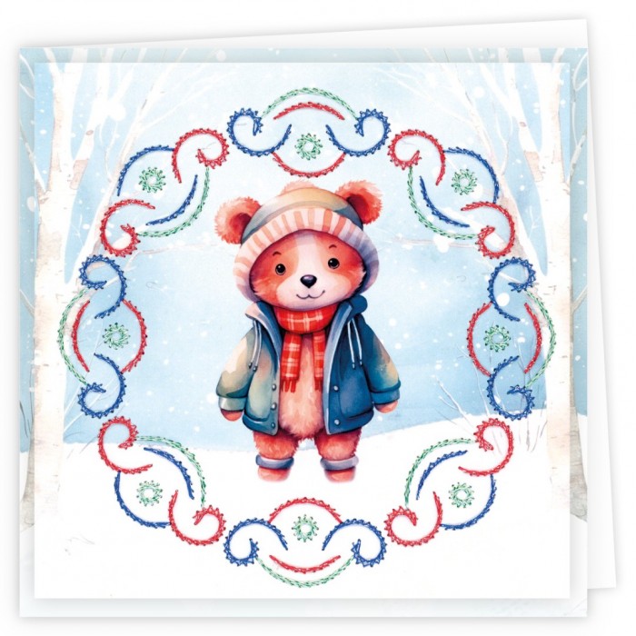 Stitch and Do Cards 24 - Berries Beauties - O Bear