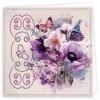 Stitch and Do Cards 27 - Berries Beauties - Purple Flowers