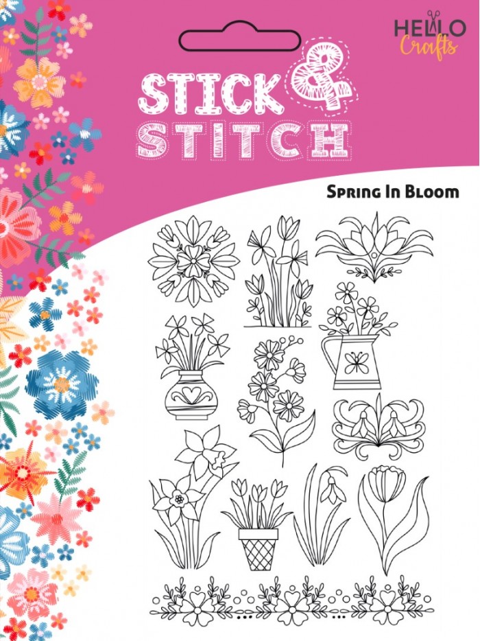 Stick and Stitch Spring In Bloom
