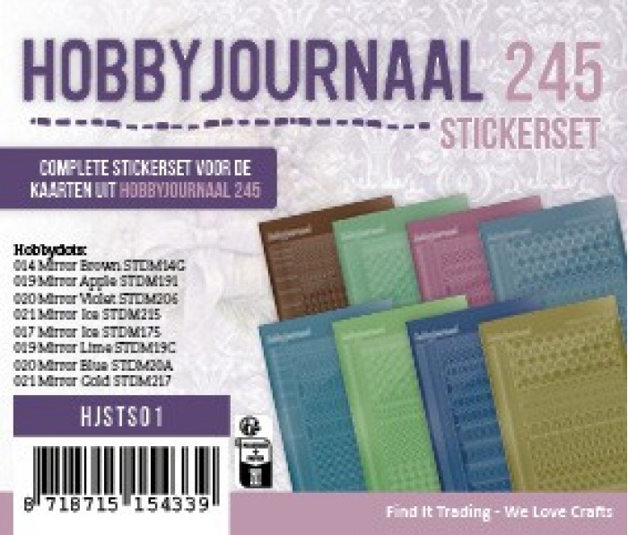 Stickerset Hobbyjournaal 245