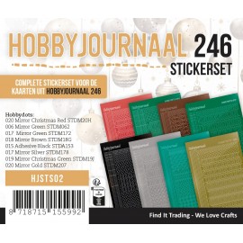 Stickerset Hobbyjournaal 246