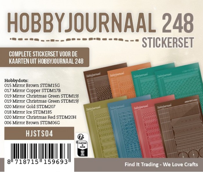 Stickerset Hobbyjournaal 248