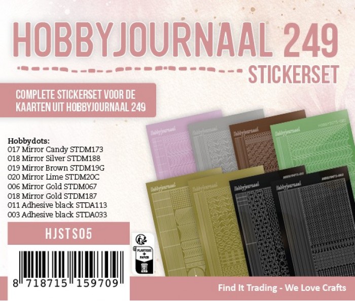 Stickerset Hobbyjournaal 249