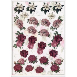 Cutting Sheet - WOC - nr 05 - Roses