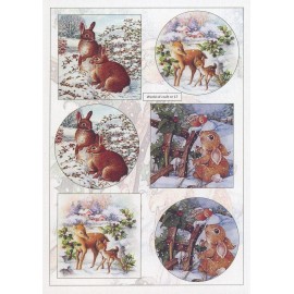 Cutting Sheet - WOC - nr 17 - Winter Forest Friends