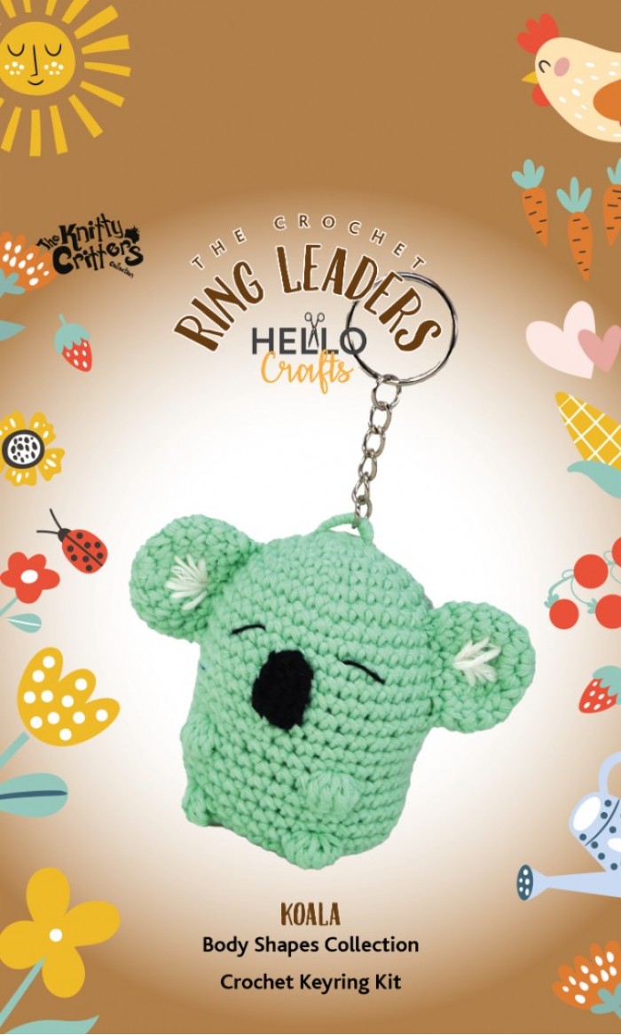 The Knitty Critters Keyring Koala