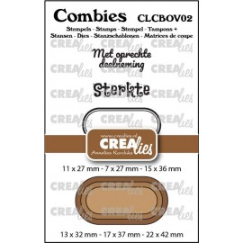 Combies Stempelsset Overlijden 02: 2 teksten + 1 tag/label