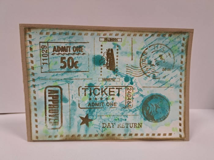 Card Deco Essentials - Clear Stamps - A5 Tickets