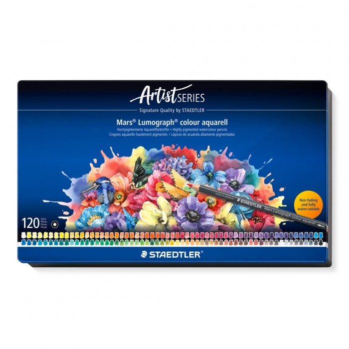 Mars Lumograph colour aquarell - set 120 kleuren