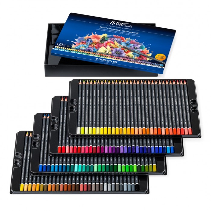 Mars Lumograph colour aquarell - set 120 kleuren