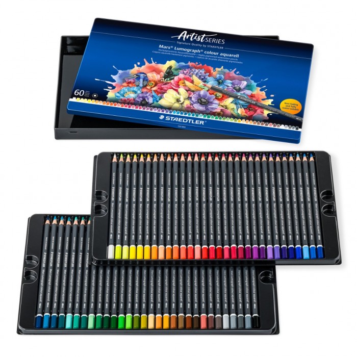 Mars Lumograph colour aquarell - set 60 kleuren