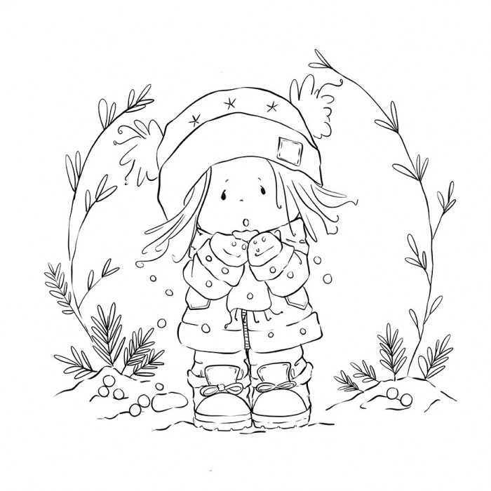 Arts by Tamara - Cute Coloring - Winter