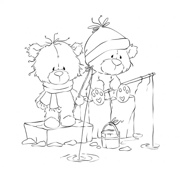 Arts by Tamara - Cute Coloring - Winter