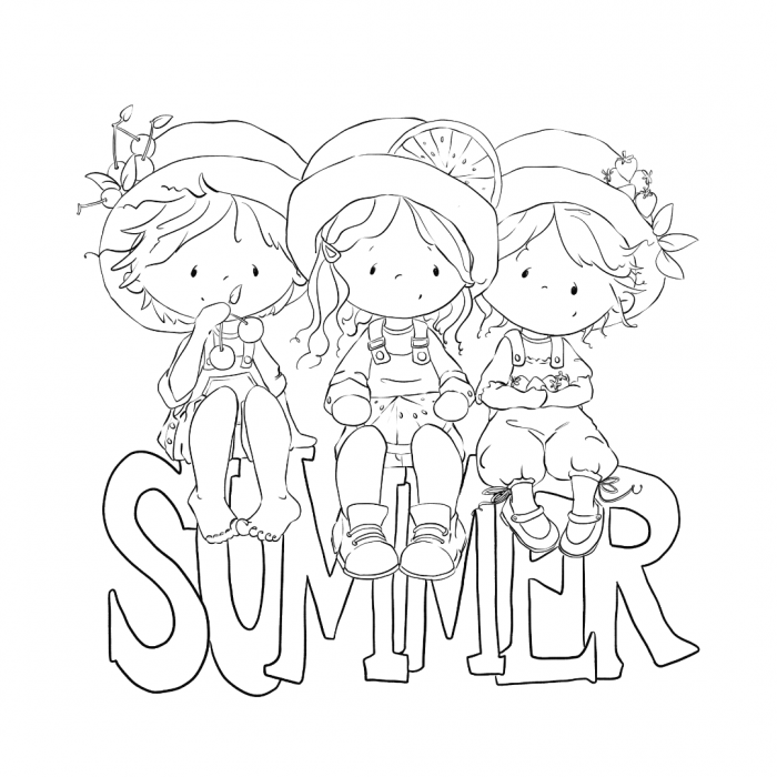 Arts by Tamara - Cute Coloring - Summer