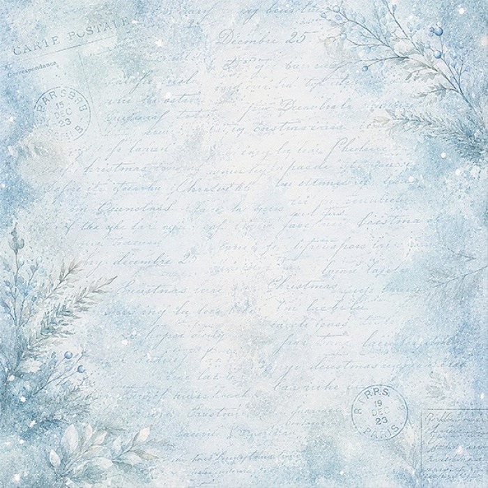 Paperpack - Berries Beauties - Blue Christmas 20 x 20 cm