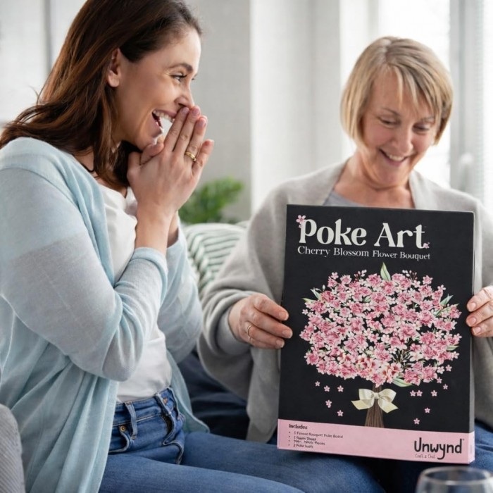 Poke Art Cherry Blossom Flower