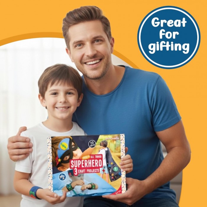 All Things Superhero 3-in-1 Craft Kit