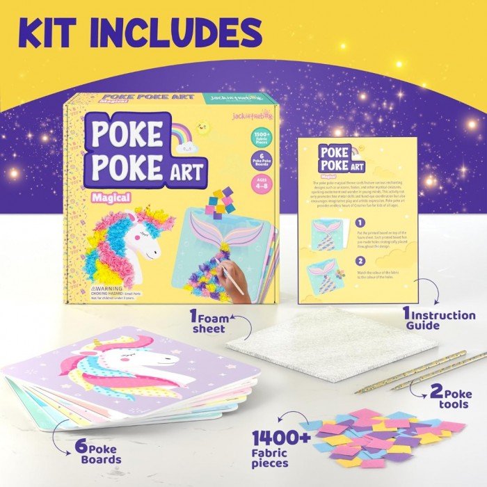 Kids Poke Poke Art - Magical 